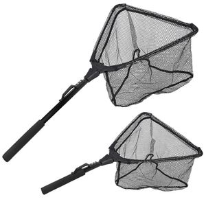 Accessories Collapsible Retractable Fishing Net Trout Catch Net Aluminum Alloy Fly Fishing Catching Network Fisherman Fishing Tackle Tools