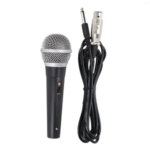 Microphones XLR Microphone With To 3Pin 1/4 Inch Cable Audio Connection Handheld For Stage Karaoke Singing And Recording