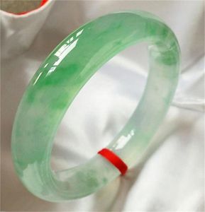 Send Certificate Pure Myanmar Jade AClass Ice Light Green Bracelet Elegant Princess Bracelet Gift LJ2010203212328