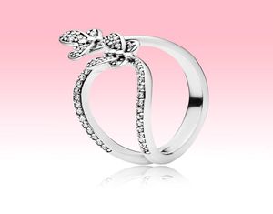 Novo anel aberto de borboleta cintilante feminino grils joias de verão para 925 prata esterlina cz diamante anéis de casamento com caixa original1929509