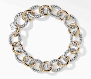 Projektant biżuterii bransoletka złota sliver bransoletki urok mężczyzn Kobiety 925 srebrne bransoletki moda moda hip hop w stylu pary gi9217940