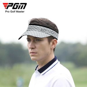 Visors PGM Golf Hat Men's Sunscreen Visor Cap No Top Cap Breathable Cap Moisture Wickings L231225