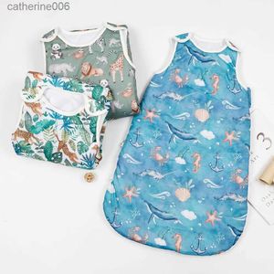 Sleeping Bags Elinfant 100% Polyester Warm Vest Sleep Sack For Winter Wearable Soft Newborn Baby Sleeping BagL231225