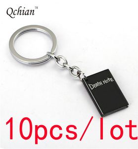 10pcslot Anime Exhibition Souvenir Gift Death Note Metal Jewelry Keychain Backpack Decoration Pendant7640601