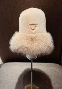 帽子デザイナーバケットハット冬の温かいファッションミンクベルベットシンプルなスタイルアウトドアトラベルソーシャルパーティー該当する美しい7117192