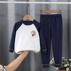 Baby clothing Sets Warm underwear set Toddler Outfits Boy Tracksuit Cute winter underwear And Pants 2pcs Sport Suit Fashion Kids Girls Clothes 53nM#