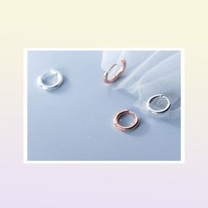 925 Sterling Silver Small Hoops Earrings for Women Girl Round Circle Earring Jewelry Ear Accessories8959986