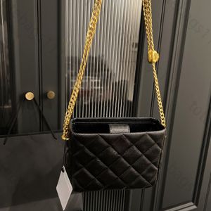 Härlig hjärtdesignväska Kvinnor Caviar Leather Flap Bag Classic Hearted Ball Crossbody Bags For Woman Gold Chain Luxurys Handväskor Box Shape Shoulder Bag Small Purse