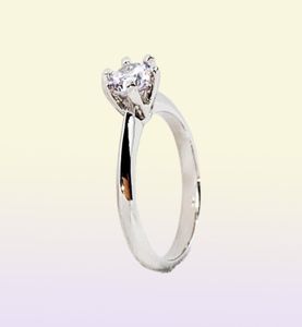 Classic Design Charm Wedding Rings Woman Promise Eternal Love Zircon Ring For Women Fashion Dainty Engagement Jewelry Whole 2 7539810