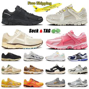 Gratis frakt Vomero 5 Oatgryn supersoniska löpande utomhusskor för män kvinnor sammet vete gul ocker foton damm antracite sesam sport sneakers tränare tränare