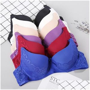 BRAS SEXY LACE PUSH UP FÖR LITT BUST SUPER GATHE Underwired Young Girl Top Quality Lingerie Bra Plus Size 36 38 Drop Delivery Appa DHJ9C