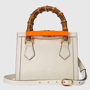 オリジナルのボックスデザイナーハンドバッグ付きDiana Bamboo CC Toteバッグ本物の革のショルダーバッグレディース財布Pochette281b