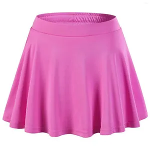 Skirts Kids Girls Sport Summer Solid Color High Waist With Shorts Gym Golf Tennis Workout Athletic Casual Pleated Skirt