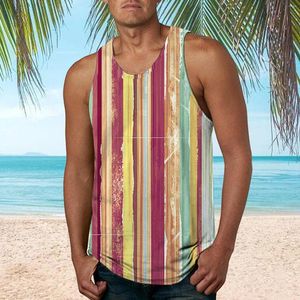 Men's T Shirts Men Casual Spring Summer Sleeveless Printed O Neck Shirt Tank Tops Blouse Cropped