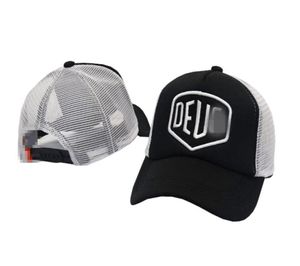 Nowy Deus ex Machina Baylands Trucker Cap Black Motorcycle Mesh Baseball Hat Sport Luksus październikowy CAK BADYBABLAB6894096