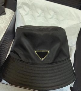 Fashion Bucket Hat Re Nylon Triangle Designer HATS Przyjazne dla środowiska szerokie grzbiet Casquette Casual Beach Bawełniane podszewka 6724666