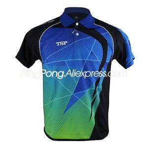 Skjortor TSP Table Tennis Shirt / Tshirts For Men / Women 83105 Badminton TSP Ping Pong Clothes Jersey för bordtennisspel