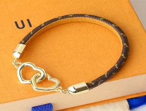 bracelets Luxurys Designers Women Charm bracelet Lettering love design Fashion jewelry Material Leather studded with bracelets bou6169016