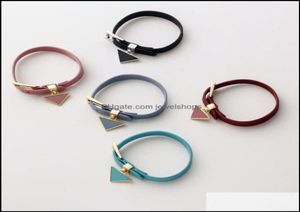 Id identificação pulseiras jóias designer pulseira unisex moda de couro para homem mulher tamanho ajustável qualidade superior gota delive9491904