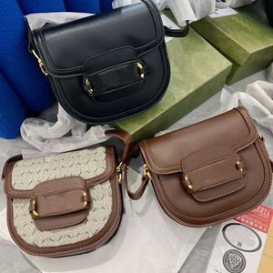 Women Crossbody Bag Presh Presh Handbag Letters Hasp Hasp Counter Counter Strap Cowwhide Gainine Leather Lady Flip Messenger Bags
