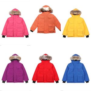Куртка канадская куртка-пуховик зимнее пальто плюс размер защита от холода теплое утолщенное пальто унисекс куртка многоцветная мужская пуховая куртка