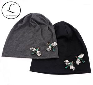 GZhilovingL 2020 New Spring Women Bug Appliques Slouch Beanies Hats Thin Soft Cotton Skullies Hat And Caps Ladies Winter hats16853741