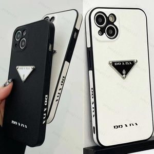 Custodie per cellulari in pelle di design P per iPhone 15 14 13 12 11 Pro Max Luxury Fashion Brand Cover di alta qualità 16 15pro 14pro 14plus 13pro 12pro 11pro Plus Custodia