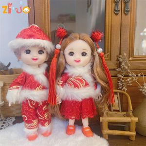 16cm bjd bebek 1/8 Çin tarzı bebek kawaii bebek prenses kızlar için bebek doğum günü Noel Noel yılı hediye çocuk oyuncak bjd 231225