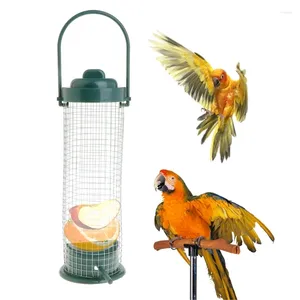 Other Bird Supplies Feeder Metal Mesh Tube Suet Feeders Outdoor Hanging Wild