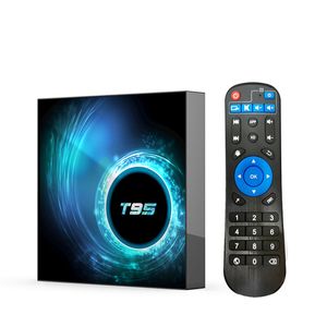 T95 Smart TV Box Android 10 4k 6k 4g 32gb 64gb 2.4g & 5g Wifi Bluetooth 5.0 Quad Core set-top box media Player Set Top Box
