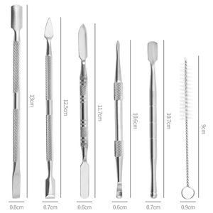 Комплект инструментов из нержавеющей стали аксессуаров копает масляные кремовые инструменты для табака для табака сухость