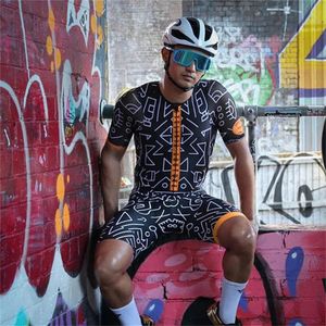 Chaishlon Pak Fietsen Schaatsspak Man Aero Tumpsuit Rower STRAKKE SET KORTE MTB RACE Race Peedsuit Pro Road Fiets Jersey 231225