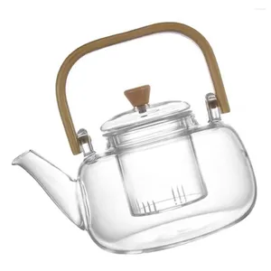 Dinnerware Sets Glass Teapot Tea Kettle Maker Loose Pot With Handle