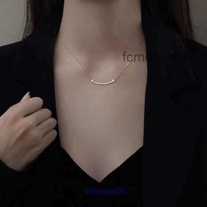 Подвесные ожерелья Ожерелье женское серебро серебряное серебро S925 Diamond Set Smeam Face Fashion Student Complar Chain Designer Pare Gift HL50