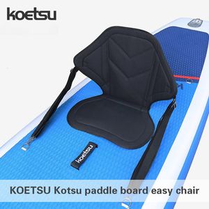 KOETSU Paddle Board Einfacher Sitz Surf Rutschfeste Stützmatte Kajak Gepolsterte Verstellbare Rückenlehne Weiches Kissen 231225