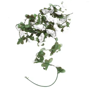 Dekorativa blommor Simulering Rose Garland Vine Artificial Fake Floral