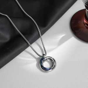 Great quality Women Designer pendants necklaces three circles lady jewelry aaa for party gift no366