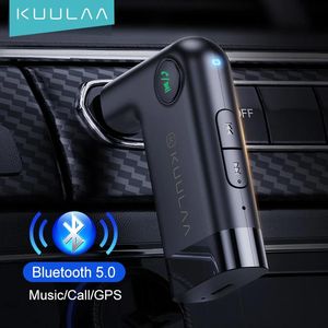 Connectors Kuulaa Bluetooth приемник 5.0 Aptx LL 3,5 мм Aux Jack Audio Audio беспроводной адаптер для автомобильных наушников Mic 3.5 Bluetooth 5.0 Рецептор