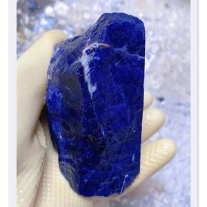 Natural safira cristal quartzo azul sodalite azul listrado pedra minério original pedra cura energia gem decoração para casa artesanato 231225