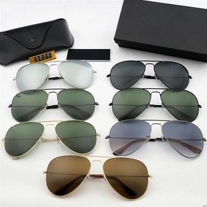 Venda de óculos de sol para homens de aviador de moda de moda de vidro Toad Mirror Glasses Drive Driving Goggles for Men and Women ET319E