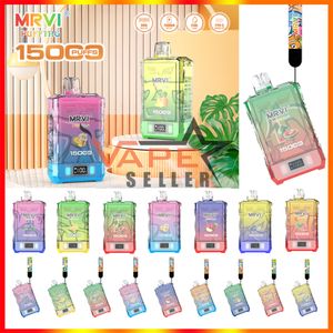 Orijinal Puff 15000 MRVI Puffing 15K Tek Kullanımlık Vape E Sigara ile Kiraplı Çift Örgü Şarj Edilebilir 750mAh Pil 25ml Pod Digistal Kutu Vs Razz Bar Pocco