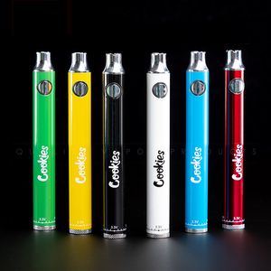 Cookies Backwoods Twist Battery Slim 510 thread Cartridges 1100mAh Preheat VV adjustable voltage Battery kit