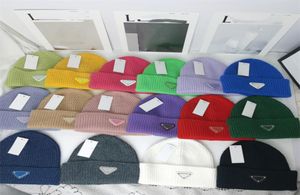 Kış Beanie takılmış şapka erkek şapkalar tasarımcı klasik tasarım sıcak sonbahar yün geometri gündelik açık unisex büyük boy kafatası knitt2812778