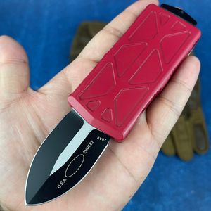 440 lama Mini Pocket OTF portatile autodifesa esterna doppia azione coltello tattico campeggio caccia spedizione strumento EDC pesca