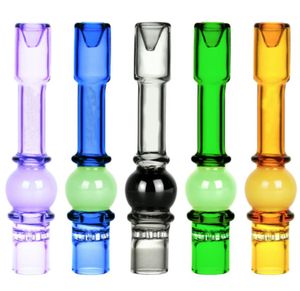 Glass Ball Smoking Pipes One-Hitter Pipe with Assorted Colors Built in Honeycomb Screen Hand Pipe
