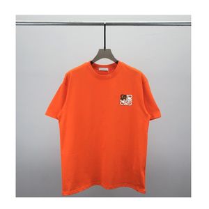 designer kläder t shirt hoodie mens plus tees polos runda plus size nack broderad och tryckt polar stil sommarkläder med gata ren bomullsstorlek XS-S-M-L-XL Peach