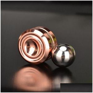 Decompression Toy Fidget Spinner Toys Adt Anti Magnetic Metal Spiner Ball Reliever Artificial Satellite Hand Toy 220622 Drop Delivery Dhyzr