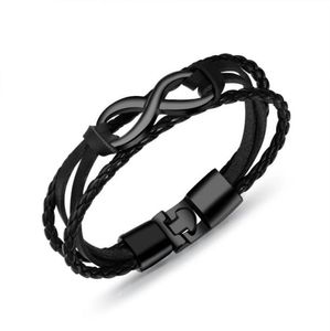 Edelstahlarmband für Männer 8 Lederarmband 18 mm Herrenaccessoires Schmuck Schwarze Baseball-Jungen-Schnapparmbänder5300974