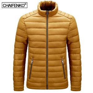 Jackets Mens 2023 Autumn Inverno Novo Ultralight Classic Classic Grosso Stand Stand Colle Jacket Parkas Coat Men casual à prova de vento parka Outwear Men