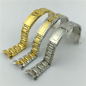 Watch Bands Band 20mm Bracelet Stainless Steel Strap With Logo For Classic Vintage Designer Watch Fashion Accessories